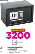 Mainstays Mini Caixa Com Bloqueio