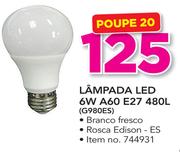 Eurolux Lampada LED 6W A60 E27 480L G980ES