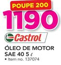 Castrol Oleo De Motor SAE40-5Ltr