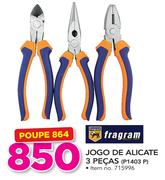 Fragram Jogo De Alicate 3 Pecas P1403 P