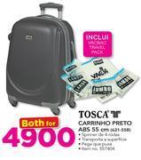 Tosca Carrinho Preto ABS 55cm 621-55B
