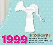 Snookums Bomba Manual Para Leite do Peito