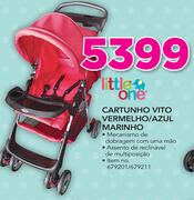 Little One cartunho Vito Vermelho/Azul Marinho