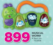 Babygro Musical Worm