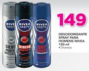 Desodorizante Spray Para Homens Nivea-150ml
