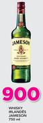 Whisky Irlandes Jameson-750ml