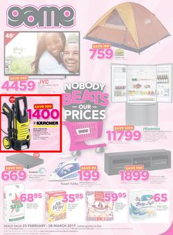 Game Botswana : Nobody Beats our Prices (23 Feb - 8 Mar 2017), page 1