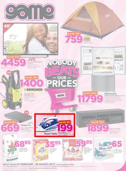 Game Botswana : Nobody Beats our Prices (23 Feb - 8 Mar 2017), page 1
