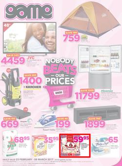 Game Botswana : Nobody Beats our Prices (23 Feb - 8 Mar 2017), page 1