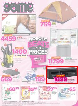 Game Botswana : Nobody Beats our Prices (23 Feb - 8 Mar 2017), page 1