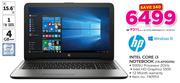 HP Intel Core i3 Notebook 15-AY002NI