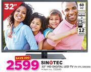 Sinotec 32" HD Digital LED TV STL-32E300