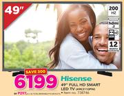 Hisense 49" FHD Smart LED TV 49K3110PW