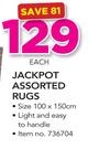 Jackpot Assorted Rugs-Each