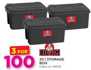 Big Jim Storage Box-3x25Ltr
