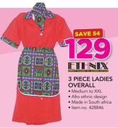 3 Piece Ladies Overall