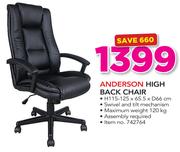 Anderson High Back Chair