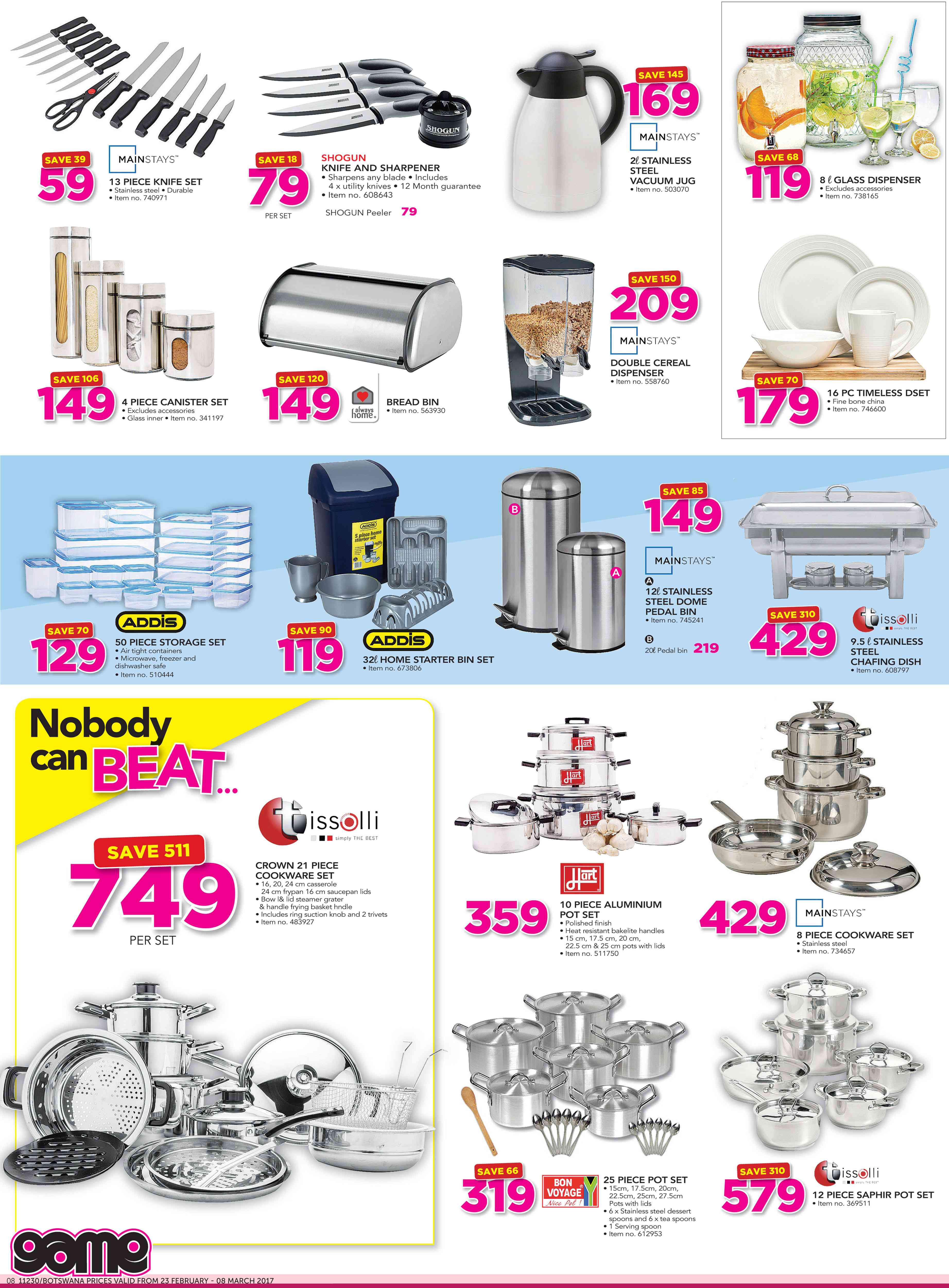 Special hart 10 piece aluminium pot set www guzzle co za