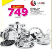 Tissolli Crown 21 Piece Cookware Set-Per Set