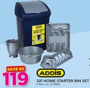 Addis 32Ltr Home Starter Bin Set