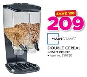 Mainstays Double Cereal Dispenser