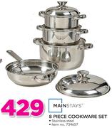 Mainstays 8 Piece Cookware Set