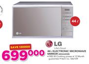 LG 44Ltr Electronic Microwave Mirror MS4440SR