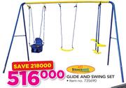 Bounce King Glide And Swing Set