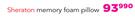 Sheraton Memory Foam Pillow