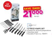 Mainstays 13 Piece Knife Set-Per Set
