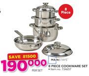 Mainstays 8 Piece Cookware Set-Per Set