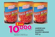 American Garden Baked Beans-3 x 420g