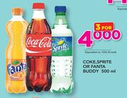 Coke, Sprite Or Fanta Buddy-3 x 500ml