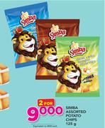 Simba Assorted Potato Chips-2 x 125g