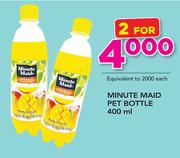 Minute Maid Pet Bottle-2 x 400ml