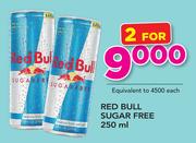 Red Bull Sugar Free-2 x 250ml