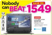 Lenovo 11.6" Intel Atom Notebook IDEAPAD 100S