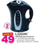 1Logik 1.7Ltr Kettle RSH-441668-01