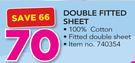 Double Fitted Sheet