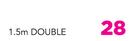 Decorland Steel Curtain Tracks(Double)-1.5m Double