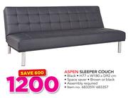 Aspen Sleeper Couch H77 x W180 x D92cm