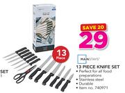 Mainstays 13 Piece Knife Set