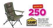 Camp Master Deluxe 300 High Back Chair F03-100A-860G