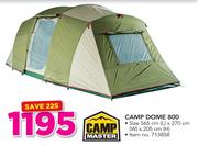 Camp Master Came Dome 800-565cm(L) x 270cm(W) x 205cm(H)