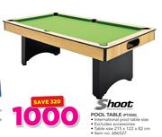 Shoot Pool Table-215 x 122 x 82cm