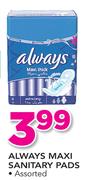 Always Maxi Sanitary Pads Assorted