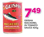 Geisha Mackerel In Tomato Sauce-425g