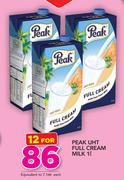 Peak UHT Full Cream Milk-12 x 1Ltr