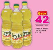 Frytol Pure Vegetable Oil-6 x 1Ltr