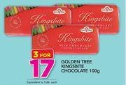 Golden Tree Kingsbite Chocolate-3 x 100g